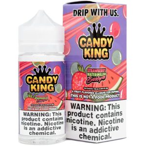 Strawberry Watermelon Bubblegum | Candy King Shortfills E-Liquid Vape Juice 100ml