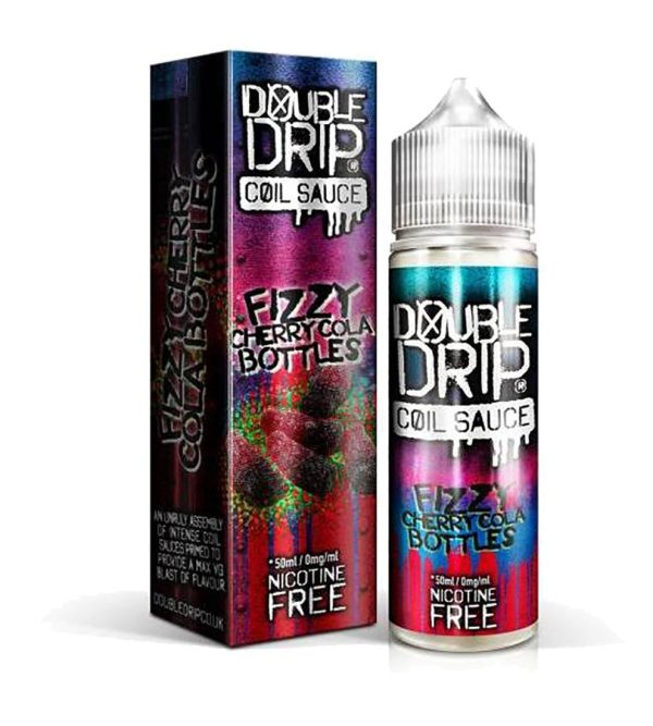 Fizzy Cherry Cola Bottles | Double Drip Shortfills E-Liquid Vape Juice 50ml