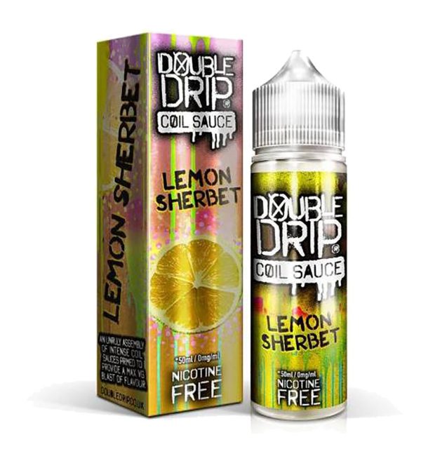 Lemon Sherbert | Double Drip Shortfills E-Liquid Vape Juice 50ml
