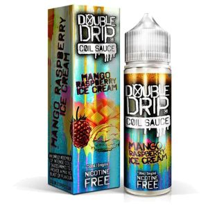 Mango Raspberry Ice Cream | Double Drip Shortfills E-Liquid Vape Juice 50ml
