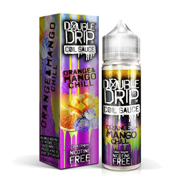 Orange & Mango Chill | Double Drip Shortfills E-Liquid Vape Juice 50ml
