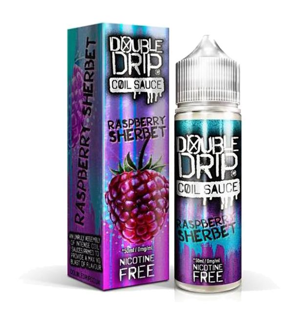 Raspberry Sherbert | Double Drip Shortfills E-Liquid Vape Juice 50ml