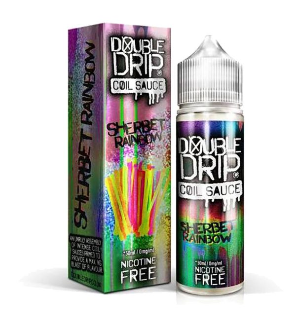 Sherbert Rainbow | Double Drip Shortfills E-Liquid Vape Juice 50ml