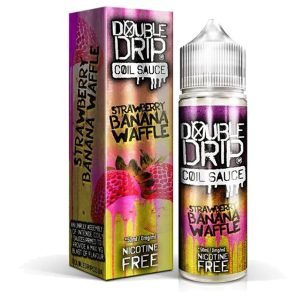 Strawberry Banana Waffle | Double Drip Shortfills E-Liquid Vape Juice 50ml