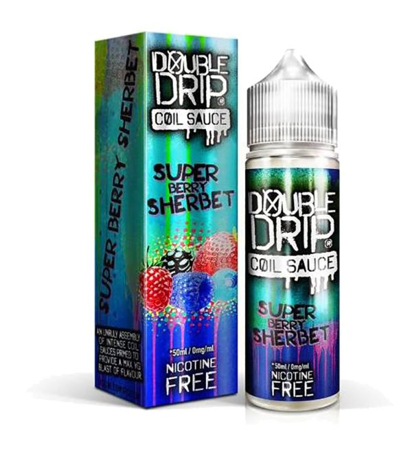 Super Berry Sherbert | Double Drip Shortfills E-Liquid Vape Juice 50ml