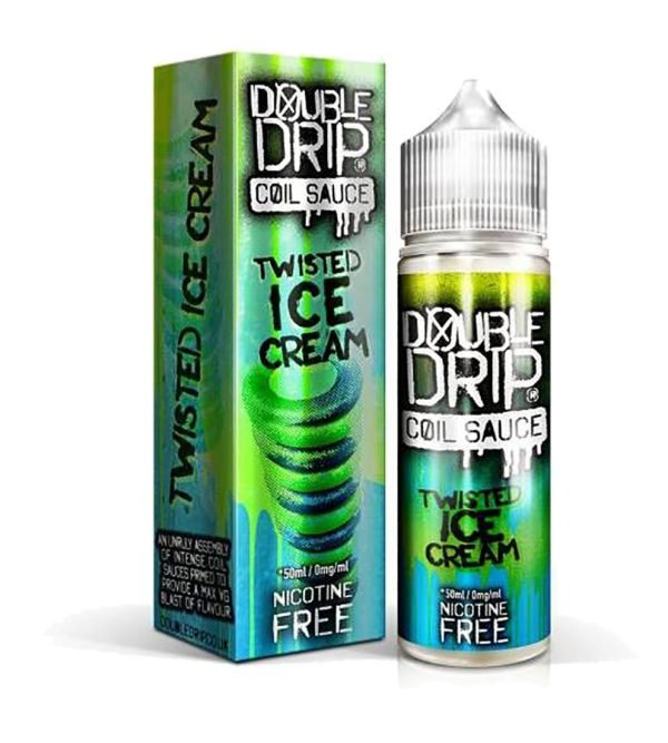 Twisted Ice Cream | Double Drip Shortfills E-Liquid Vape Juice 50ml