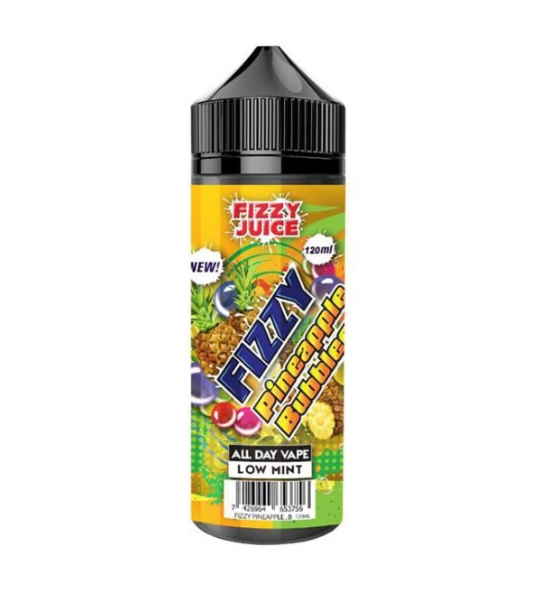 Pineapple Bubblegum | Fizzy Juice Shortfills E-Liquid Vape Juice 100ml