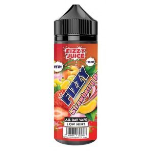 Strawberry Peach | Fizzy Juice Shortfills E-Liquid Vape Juice 100ml