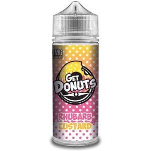 Rhubarb & Custard | Get Donuts Shortfills E-Liquid Vape Juice 100ml
