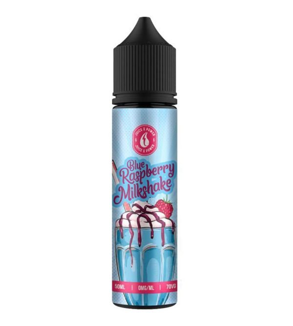 Blue Raspberry Milkshake | Juice N Power Shortfills E-Liquid Vape Juice 50ml