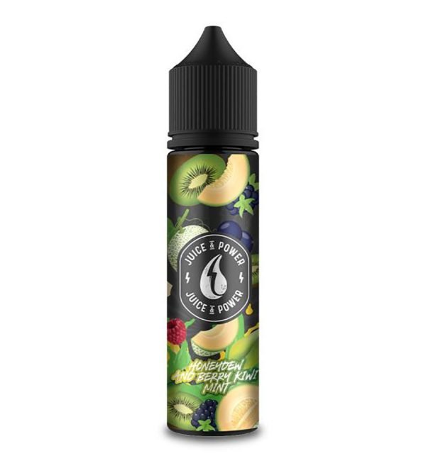 Honeydew & Berry Kiwi Mint | Juice N Power Shortfills E-Liquid Vape Juice 50ml