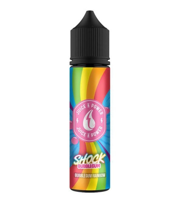 Shock Rainbow Bubblegum | Juice N Power Shortfills E-Liquid Vape Juice 50ml