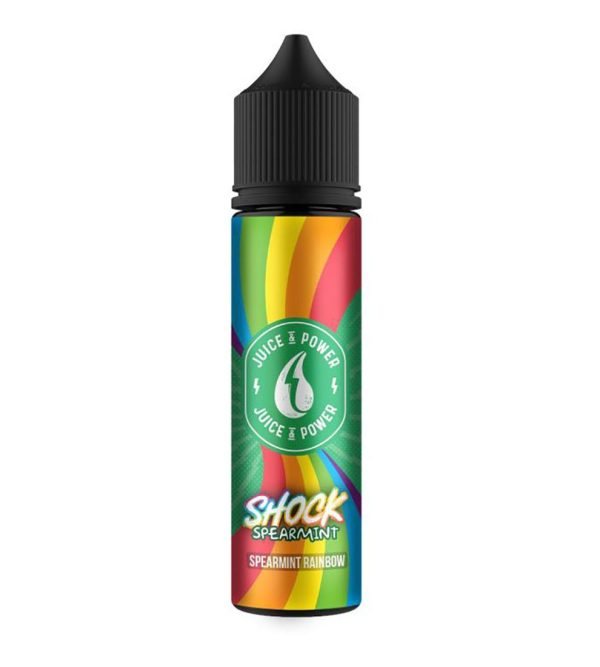 Shock Rainbow Spearmint | Juice N Power Shortfills E-Liquid Vape Juice 50ml