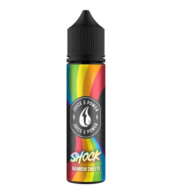 Shock Rainbow Sweets | Juice N Power Shortfills E-Liquid Vape Juice 50ml