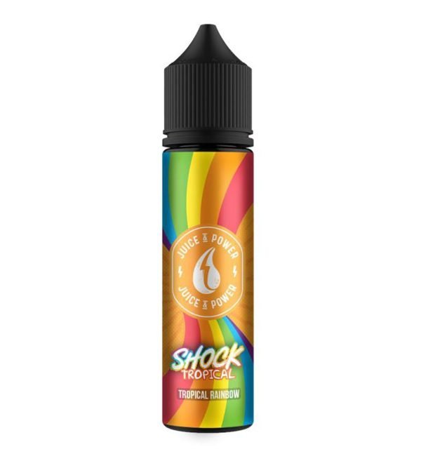 Shock Rainbow Tropical | Juice N Power Shortfills E-Liquid Vape Juice 50ml