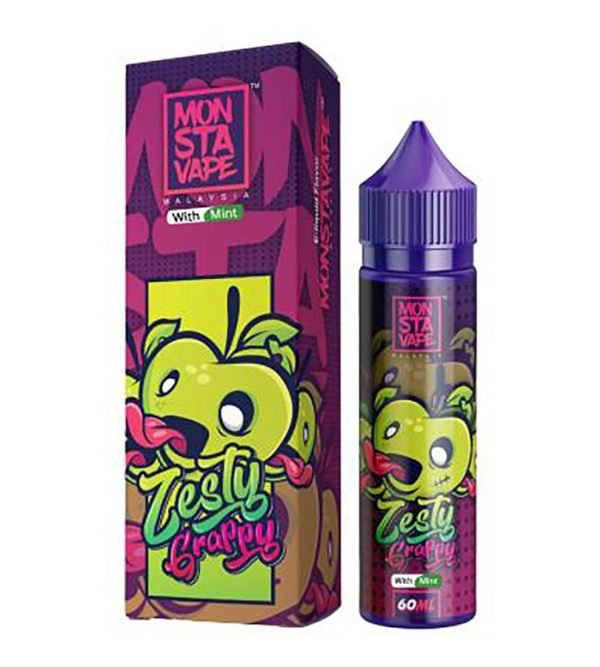 Zesty Grappy Mint | Monsta Vape Shortfills E-Liquid Vape Juice 50ml