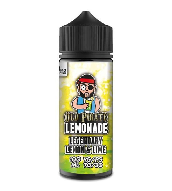 Legendary Lemon & Lime | Lemonade by Old Pirate Shortfills E-Liquid Vape Juice 100ml