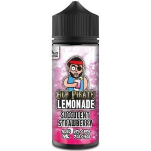 Succulent Strawberry | Lemonade by Old Pirate Shortfills E-Liquid Vape Juice 100ml