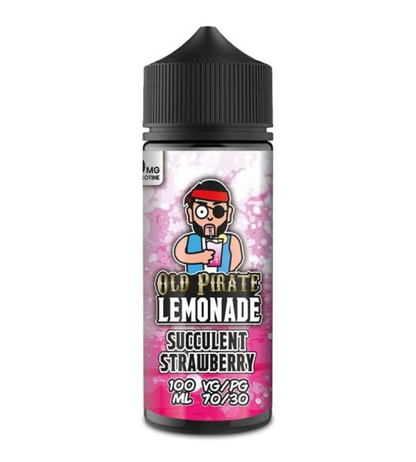 Succulent Strawberry | Lemonade by Old Pirate Shortfills E-Liquid Vape Juice 100ml