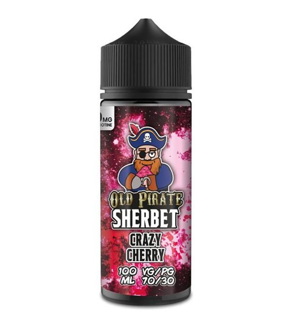 Crazy Cherry | Sherbert by Old Pirate Shortfills E-Liquid Vape Juice 100ml