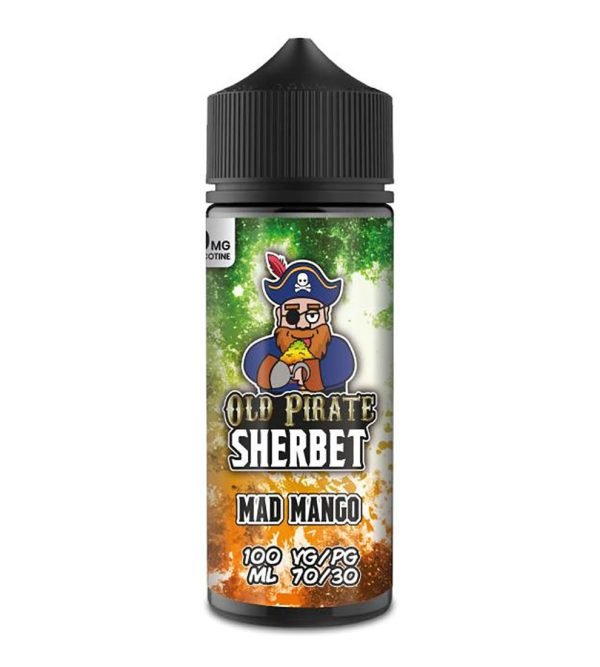 Mad Mango | Sherbert by Old Pirate Shortfills E-Liquid Vape Juice 100ml