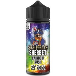 Rainbow Rush | Sherbert by Old Pirate Shortfills E-Liquid Vape Juice 100ml
