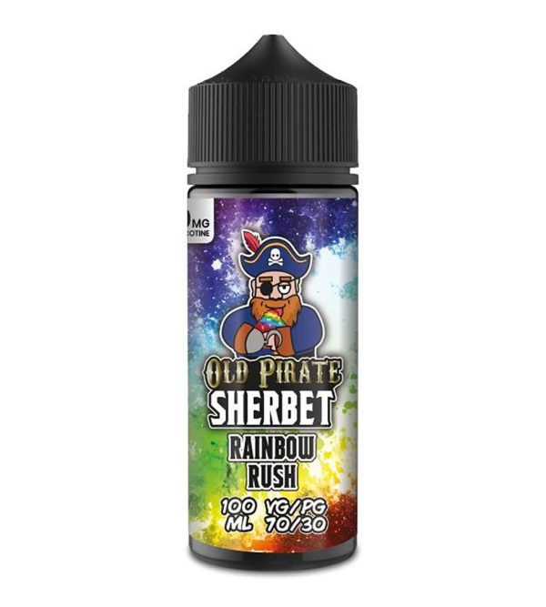 Rainbow Rush | Sherbert by Old Pirate Shortfills E-Liquid Vape Juice 100ml