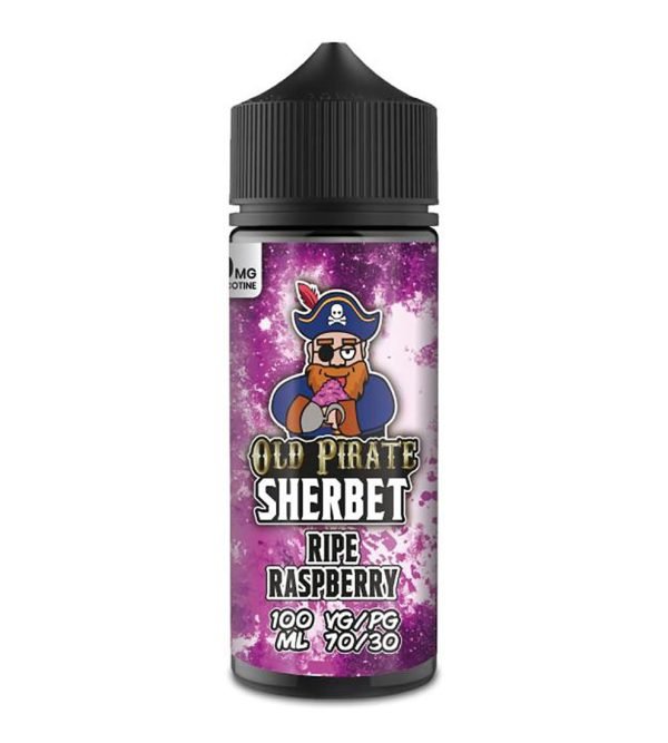 Ripe Raspberry | Sherbert by Old Pirate Shortfills E-Liquid Vape Juice 100ml