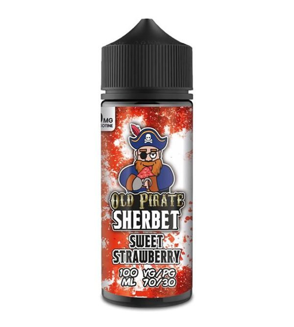 Sweet Strawberry | Sherbert by Old Pirate Shortfills E-Liquid Vape Juice 100ml