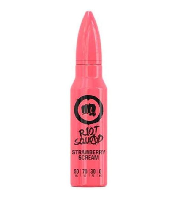 Strawberry Scream | Riot Squad Shortfills E-Liquid Vape Juice 50ml