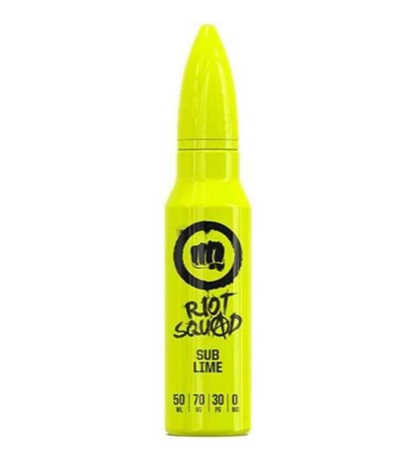 Sub Lime | Riot Squad Shortfills E-Liquid Vape Juice 50ml