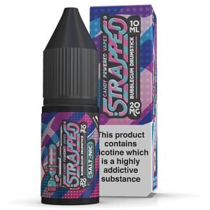 Bubblegum Drumstick | Strapped Shortfills E-Liquid Vape Juice 10ml