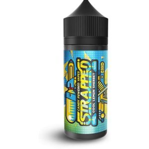 Cool Lemon Sherbert | Strapped Shortfills E-Liquid Vape Juice 100ml