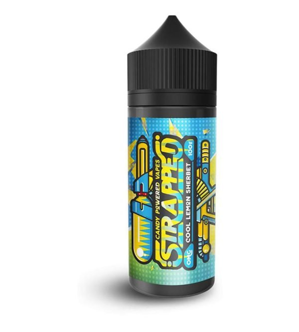 Cool Lemon Sherbert | Strapped Shortfills E-Liquid Vape Juice 100ml