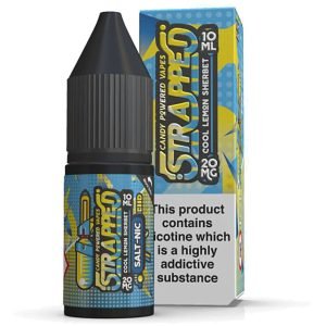 Cool Lemon Sherbert | Strapped Shortfills E-Liquid Vape Juice 10ml
