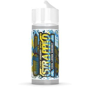 Cool Lemon Sherbert On Ice | Strapped Shortfills E-Liquid Vape Juice 100ml