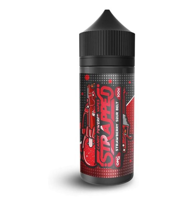 Strawberry Sour Belt | Strapped Shortfills E-Liquid Vape Juice 100ml