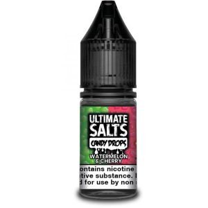 Watermelon & Cherry | Candy Drops by Ultimate PuffNic Salts 10ml