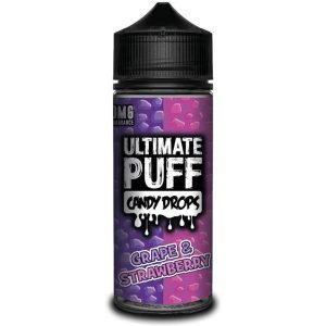 Grape & Strawberry | Candy Drops by Ultimate Puff Shortfills E-Liquid Vape Juice 100ml