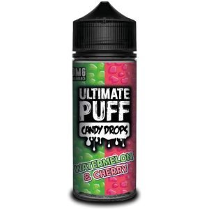Watermelon & Cherry | Candy Drops by Ultimate Puff Shortfills E-Liquid Vape Juice 100ml