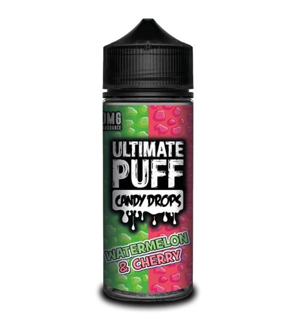 Watermelon & Cherry | Candy Drops by Ultimate Puff Shortfills E-Liquid Vape Juice 100ml