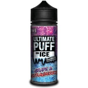 Grape & Strawberry | On Ice by Ultimate Puff Shortfills E-Liquid Vape Juice 100ml
