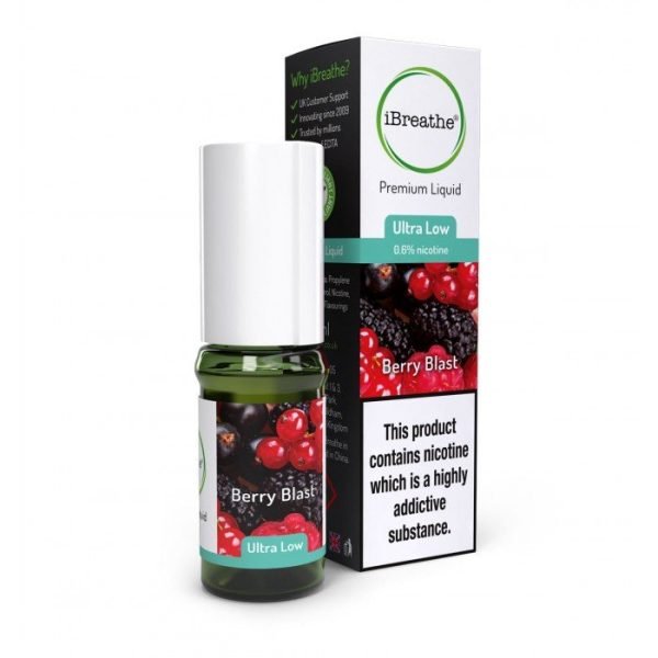 iBreathe 10ml E-Liquid Vape Juice | Berry Blast