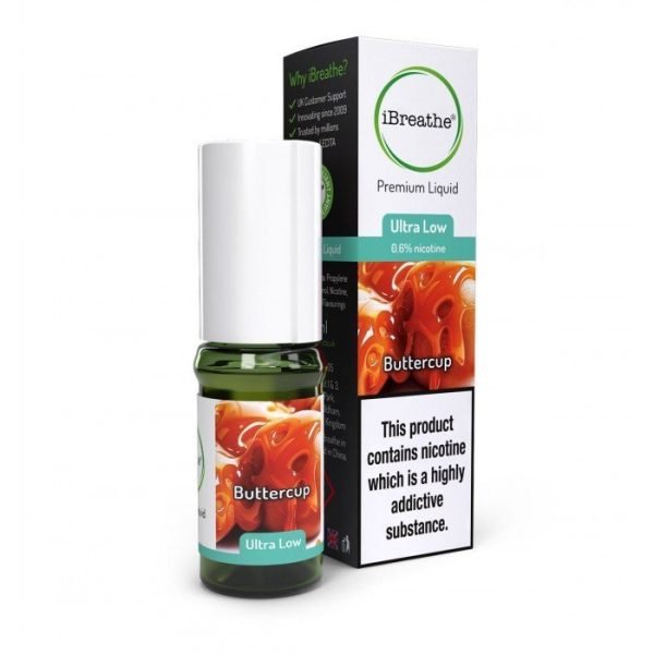 iBreathe 10ml E-Liquid Vape Juice | Buttercup