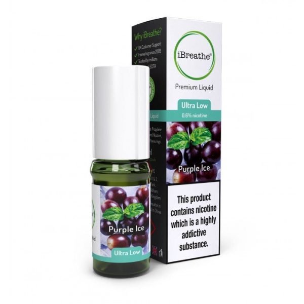 iBreathe 10ml E-Liquid Vape Juice | Purple Ice