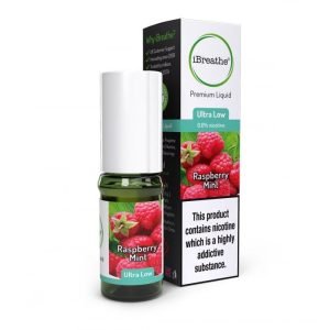 iBreathe 10ml E-Liquid Vape Juice | Raspberry Mint