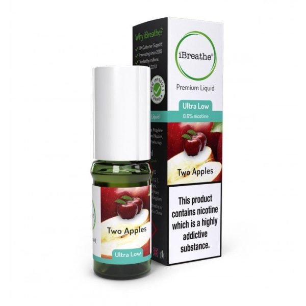 iBreathe 10ml E-Liquid Vape Juice | Two Apples