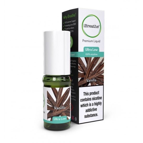 iBreathe 10ml E-Liquid Vape Juice | Vanilla