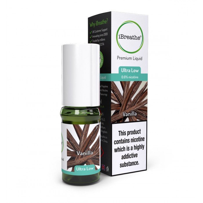 iBreathe 10ml E-Liquid Vape Juice | Vanilla