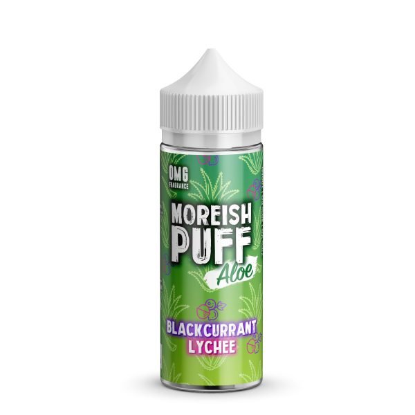 Aloe by Moreish Puff Shortfills E-Liquid Vape Juice | Blackcurrant Lychee 100ml